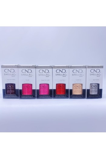 CND Shellac - Painted Love Collection - All 6 Colors - 0.25oz / 7.3ml Each