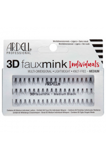 Ardell - 3D Faux Mink Individuals - Medium Black