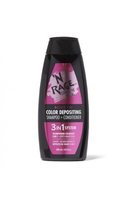 Ardell N'Rage - Color Depositing Shampoo + Conditioner - N-Finite Pink - 250mL / 8.5oz