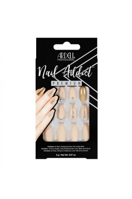 Ardell Nail Addict - Premium Artificial Nail Set - Nude Jeweled