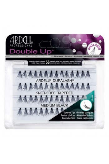 Ardell Double Up Soft Touch Individuals - Knot-free Tapered - Medium Black