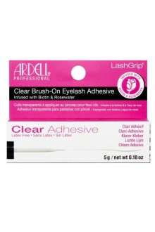 Ardell LashGrip Brush-On Eyelash Adhesive - Biotin & Rosewater - Clear - 5g / 0.18oz