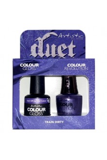 Artistic Nail Design - Duet Gel & Polish Duo - Train Dirty - 15 mL / 0.5 oz each