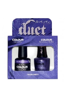 Artistic Nail Design - Duet Gel & Polish Duo - Train Dirty - 15 mL / 0.5 oz each