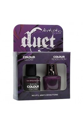 Artistic Nail Design - Duet Gel & Polish Duo - No If's, And's or Buttons - 15 mL / 0.5 oz 