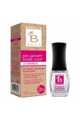 Barielle Nails - Pro-Growth Base Coat with Bamboo - 13.3 mL / 0.45 oz