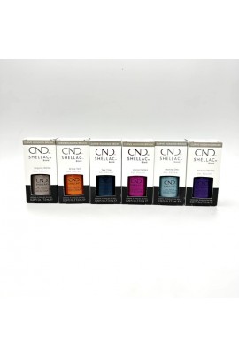 CND Shellac - In Fall Bloom Collection - All 6 Colors - 0.25oz / 7.3ml Each