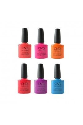 CND Shellac - Summer City Chic Collection - All 6 Colors - 0.25oz / 7.3ml Each