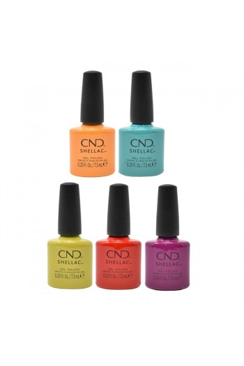 CND Shellac - Rise & Shine Collection - All 5 Colors - 0.25oz / 7.3ml Each