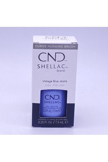 CND Shellac - ColorWorld Collection - Vintage Blue Jeans - 0.25oz / 7.3ml