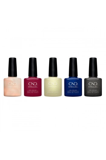 CND Shellac - Crystal Alchemy Winter 2019 Collection - All 5 Colors - 0.25oz / 7.3ml Each