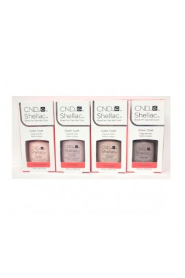 CND Shellac - The Nude Collection 2017 - 4 Colors - 0.25oz / 7.3ml each