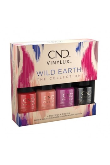 CND Vinylux - Wild Earth Collection Mini 4pk - 3.7 ml / 0.125 oz
