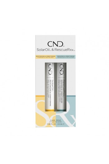 CND SolarOil & RescueRxx - Care Pens Duo - 0.08oz / 2.5ml Each 