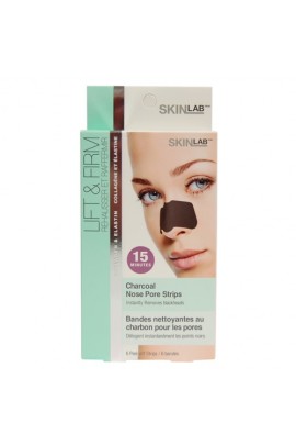SkinLab - Lift and Firm Skincare - Charcoal Nose Pore Strips - 6 Sheets