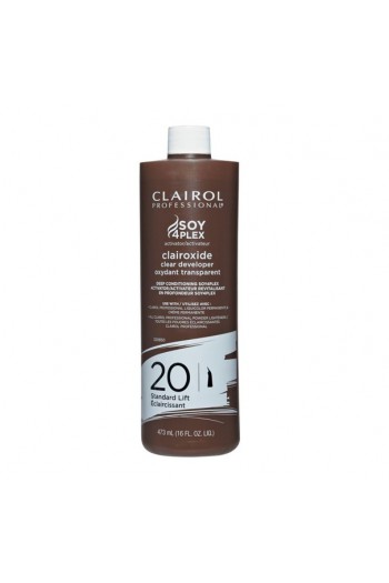 Clairol Professional - Soy4Plex - Clear Developer/Activator - Clairoxide 20 - 16 oz / 473 mL 