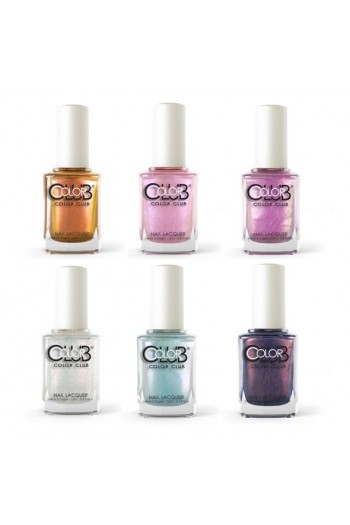 Color Club Lacquer - Aura Energy Collection - All 6 Colors - 15 mL / 0.5 oz Each