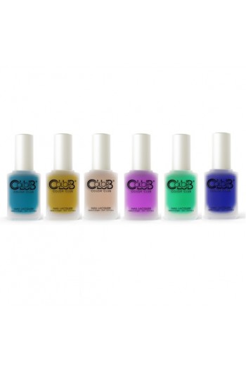 Color Club Lacquer - Matte-ified Metallics Collection - All 6 Colors - 15 mL / 0.5 oz Each