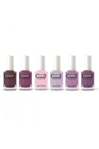 Color Club Lacquer - Wild Mulberry Collection - All 6 Colors - 15 mL / 0.5 oz Each