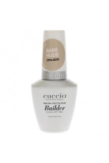 Cuccio Professional - Brush-On Colour Builder Soak-Off Gel - Bare Nude - 13ml / 0.43oz