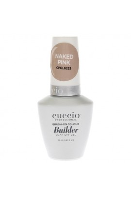 Cuccio Professional - Brush-On Colour Builder Soak-Off Gel - Naked Pink - 13ml / 0.43oz