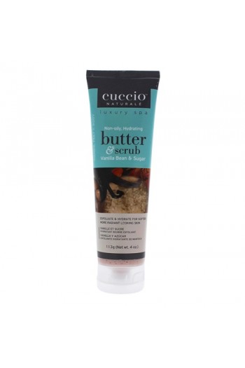 Cuccio Naturale Luxury Spa - Butter & Scrub Tube - Vanilla Bean & Sugar - 4oz