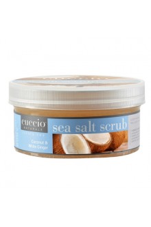 Cuccio Naturale Luxury Spa - Sea Salt Scrub - Coconut & White Ginger - 19.5oz