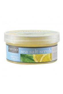 Cuccio Naturale Luxury Spa - Sea Salt Scrub - White Limetta & Aloe Vera - 19.5oz