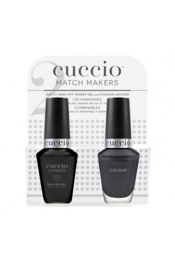 Cuccio Match Makers - Veneer Gel  & Lacquer - Text-Me-Tile - 0.43oz / 13ml Each