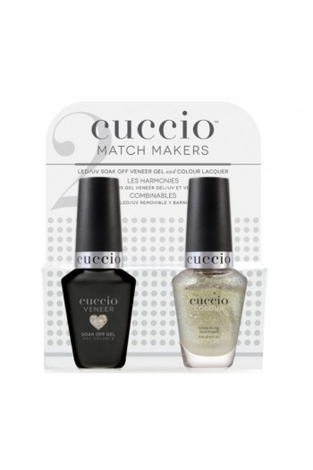 Cuccio Match Makers - Veneer Gel  & Lacquer - Blissed Out - 0.43oz / 13ml Each