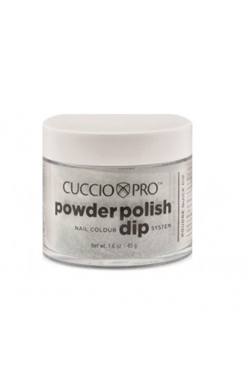 Cuccio Pro - Powder Polish Dip System - Black w/ Red Glitter - 1.6 oz / 45 g