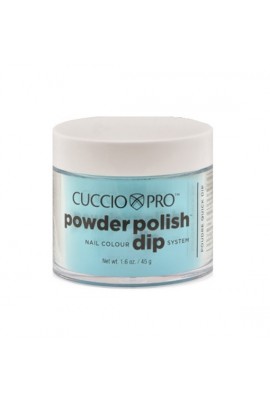 Cuccio Pro - Powder Polish Dip System - Caribbean Sky Blue - 1.6 oz / 45 g