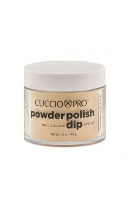 Cuccio Pro - Powder Polish Dip System - Metallic Lemon Gold - 1.6 oz / 45 g