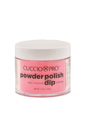 Cuccio Pro - Powder Polish Dip System - Passionate Pink - 1.6 oz / 45 g