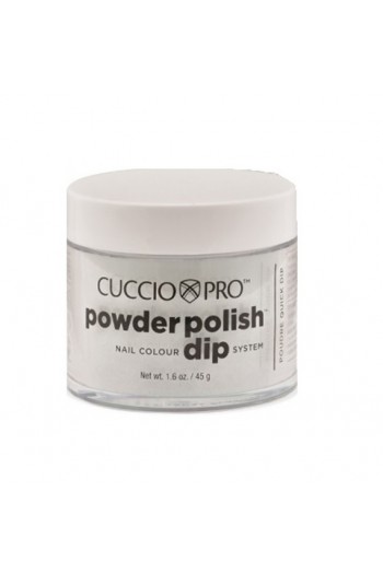 Cuccio Pro - Powder Polish Dip System - Platinum Silver Glitter - 1.6 oz / 45 g
