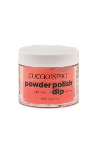 Cuccio Pro - Powder Polish Dip System - Red w/ Orange Undertones - 1.6 oz / 45 g