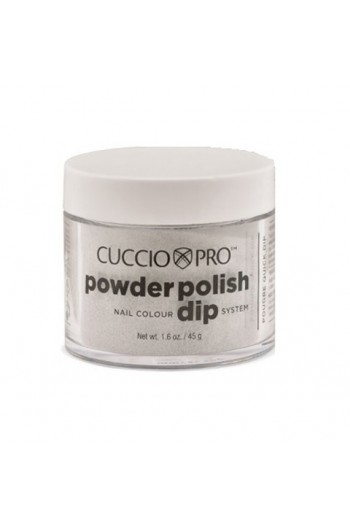 Cuccio Pro - Powder Polish Dip System - Silver w/ Rainbow Mica - 1.6 oz / 45 g