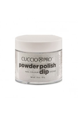 Cuccio Pro - Powder Polish Dip System - Silver w/ Silver Mica - 1.6 oz / 45 g