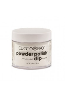 Cuccio Pro - Powder Polish Dip System - White w/ Silver Mica - 1.6 oz / 45 g