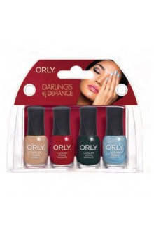 Orly Nail Lacquer Mani Minis - Darlings of Defiance - 4 X 0.18oz / 5.3ml