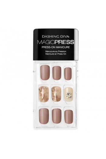 Dashing Diva - Magic Press - Press-On Manicure - Power Broker - 30 Pieces