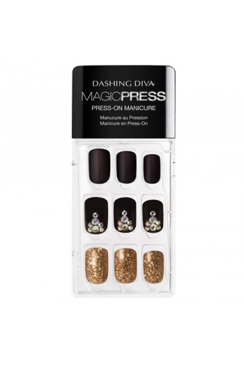Dashing Diva - Magic Press - Press-On Manicure - Toast of the Town - 30 Pieces
