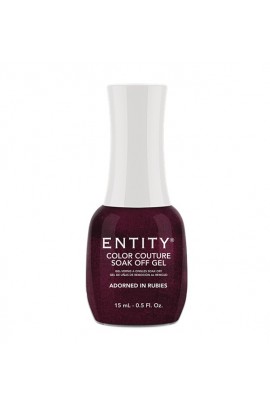 Entity Color Couture Soak Off Gel - Adorned In Rubies - 15 ml / 0.5 oz
