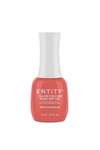 Entity Color Couture Soak Off Gel - Pretty In Peplum - 15 ml / 0.5 oz