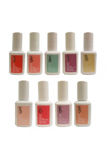 Essie Gel - LED Gel Polish - Sunny Business Summer 2020 Collection - 12.5ml / 0.42oz Each - All 9 Colors