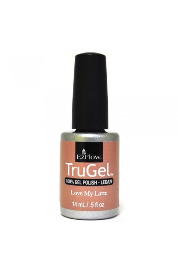 EzFlow TruGel LED/UV Gel Polish - Love My Latte - 0.5oz / 14ml