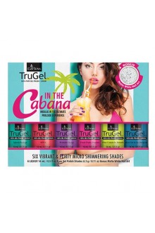 EzFlow TruGel LED/UV Gel Polish - In the Cabana Summer 2017 Collection - All 6 Colors - 14ml / 0.5oz Each