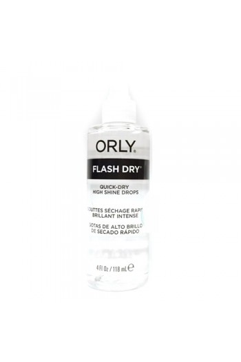 Orly Nail Treatment - Flash Dry - Quick-Dry Drops - 4oz / 118ml