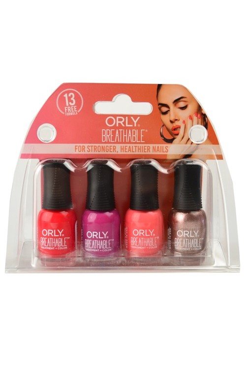 Orly Breathable Nail Lacquer - Treatment + Color - Mini 4pk Set #4 - 0 ...