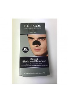 Skincare Cosmetics - Retinol Anti-Aging For Men - Charcoal Blackhead Remover - 6 Sheets